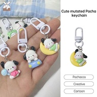 [CH] Cute Versatile Pochacco Key Chain Best Friend Pendant Girl Heart Cartoon Backpack Pendant CH