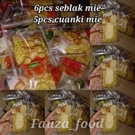 6pcs seblak, 5pcs cuanki noodles
