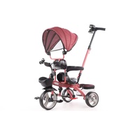 AAKids 630 4in1 Children's Walker Tricycle, 3-wheeled Stroller, Baby Tricycle Stroller