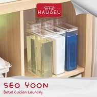 [HAUSEU]SEO Yoon Clear Washing Soap Storage Bottle Ditergent Refil Bottle Aesthetic Clothes Laundry 