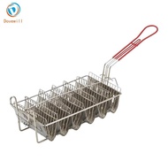 [Dovewill] Stainless Steel Taco Fryer Basket Sturdy Taco Shell Basket for Kitchen