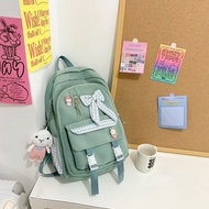 Lightweight Coquette Backpack Korean Style Bagpack Waterproof Cute School Bag Girl