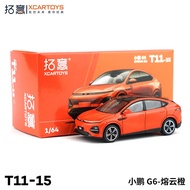[Car Model] Tuoyi XCARTOYS 1/64 Miniature Model Alloy Car Model Xiaopeng G6-Fuse Cloud Orange