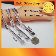 Original 925 Silver SK Bracelet Bangle For Men(300/340/380 SK) | Gelang Tangan SK Lipan Bangle Lelaki Perak 925