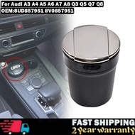 Car Ashtray Garbage Coin Storage Cup For Audi A3 A4 B6 B7 B8 B9 A5 A6 C6 C7 C8 A7 A8 D3 D4 D5 Q3 Q5 