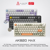 Ajazz AK820 MAX 75% Mechanical Keyboard 3-Mode RGB