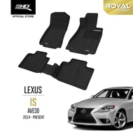 3D ROYAL Car Mat Lexus IS (2014 - Present)