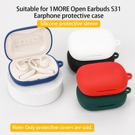for 1MORE Open Earbuds S31 Earphone Case Cover [Shockproof/Dustproof] Premium Silicone Protective Co