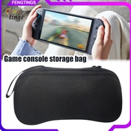 [Ft] Game Console Storage Bag Zipper Closure Storage Bag Carrying Case for Anbernic Rg557 Rg556 Port