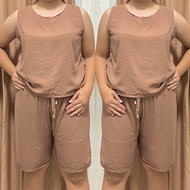 CHALLIS TERNO PLUS SIZE SANDO SHORT medium to large