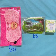 眼罩,束繩袋,錢包,Kobito,農場精靈,肥桃,屁桃君,醜比頭