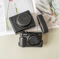 Canon G7x3 Protective Case G7x2 Camera Bag G7X Protective Case Base Leather Case Mirrorless Camera A