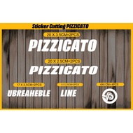 PIZZCATO Bicycle Sticker Cutting Sticker Fixie