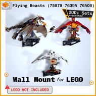 Wall Mount For Lego Harry Potter Flying Beasts (75979/76394/76406)