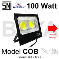 lampu led sorot / tembak / floodlight / outdoor / lapangan COB SMD super terang jarak jauh 100w 100 