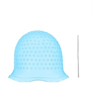 Silicone Hair Coloring Cap For Hairdressing With Needle Professional Salon Dyeing Tool Highlight Dye