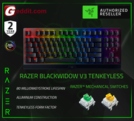 RAZER BLACKWIDOW V3 TENKEYLESS / TKL MECHANICAL GAMING KEYBOARD – (RZ03-03490100-R3M1 / RZ03-0349180