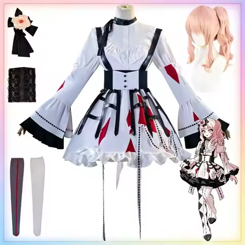 MZK Akiyama Mizuki Cosplay Anime Project Sekai Costume Mizuki Dress Role Party Halloween Carnival Ou