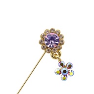 NEW COLOURFUL * W074 - Flower Pin Size  ( w x h )  :   50mm   x   14mm  -  { 2g }