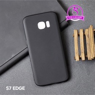 Samsung S7 Samsung S7 EDGE Samsung S9 Samsung S9 Plus Case Macaron Square Black Softcase Slim Matte 