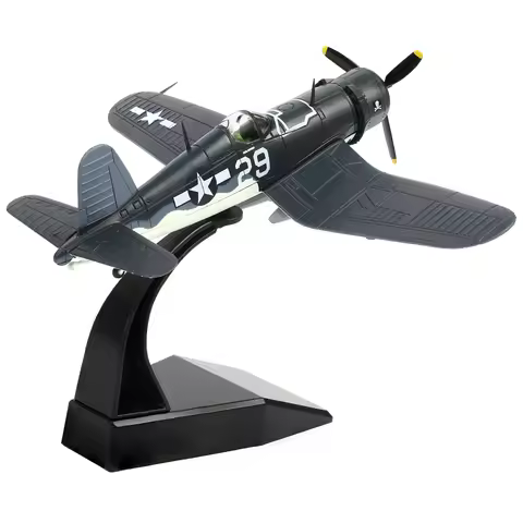 NUOTIE 1/72 USA F-4U Corsair Classic Fighter Diecast Metal Model for Collection & Gift
