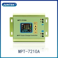 JUNTEK MPT-7210A mppt controller solar battery charger panel digital control boost voltage module ch