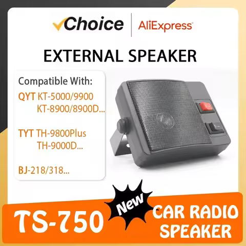External Speaker TS-750 for Car Radio QYT KT-5000 External Loudspeaker TYT TH-9800 Mobile Radios Tra