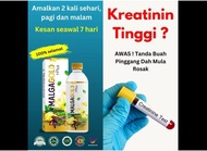 jus Malga gold plus 500ml minuman botani lulus kkm dan halal jakim untuk masalah kencing berbuih