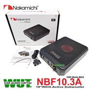 Nakamichi ซับวูปเฟอร์ ซับเบส ซับบ๊อค 10นิ้ว 1000 W พร้อมรีโมทบูสเบส Nakamichi NBF10.3A (สินค้าของแท้