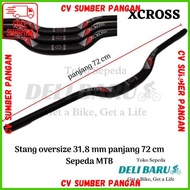 Stang Xcross Handlebar X-Cross Sepeda Mtb Oversize 72 Cm Hitam Terbaik Dikelasnya