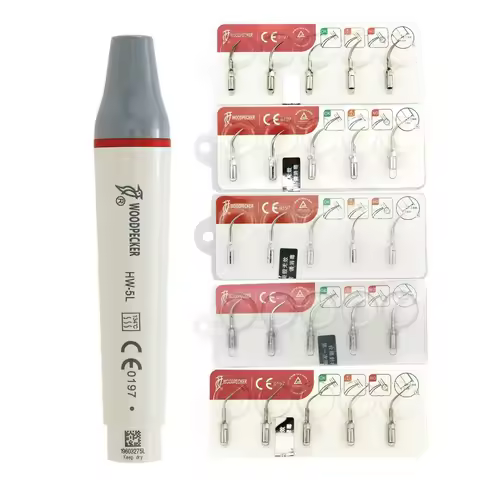 Woodpecker Dental Original Ultrasonic Piezo scaler UDS-E LED HW-5L Handpiece fit EMS TW-1L Tip Torqu