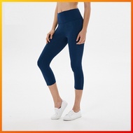 Lululemon 4 Color   Yoga Pants high Waist Leggings Women's Fashion Trousers 19022