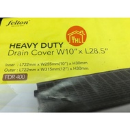 FELTON Heavy Duty Plastic Drain Cover 10” x 28.5”