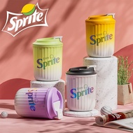 Sprite Co-Branded Coffee Cup Ceramic Liner Thermos Cup Thermos Portable Cup Ceramic Thermos Cup Cera