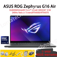 2024 Asus ROG Zephyrus G16 Asus ROG Gaming Laptop Ultra9-185H 16" 2.5K 240Hz OLED Nebula Screen ROG Huan16 Air