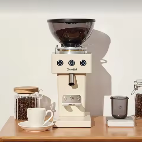 Gemilai G9015C Coffee Beans Grinder Home Electric Coffee Grinder Espresso Coffee Mill Two Bean Conta