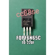 FQPF6N65C P6N65 6N65 (6N60)TO-220F N-CHANNEL POWER MOSFET TRANSISTOR FET