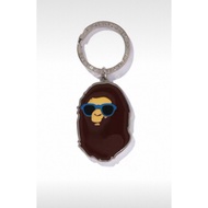 APE BAPE RESORT HEAD METAL Camouflage APE-Man Keychain 25AW Collection Charm