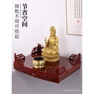 🚓Cabinet Wall-Mounted Buddha Niche Rack Household Altar Bracket Guanyin Altar Cabinet Shrine Wall-Mounted