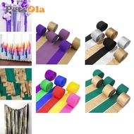 [PETSOLA] 6 Rolls Crepe Paper Streamers, Party Decorations, Decorative Background