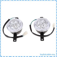 [ToyfulcabinMY] 2 x LED Head Light For 110cc 125cc 150cc 200cc Quad 4 Wheeler Go Kart ATV