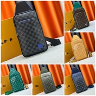 Hot Style 實拍❤ #20×31×10cm.#high Quality 6 Color Printed Chest Men's Fashion Crossbody Bag, Handbag#1