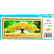 ABC 3D Diamond Painting Money Like Water GY501 (CUSTOMER SELF-ATTACHED) Size: 120X52CM