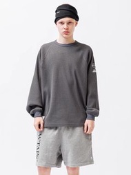 WTAPS WAFFLE / LS / POLY 26SS日系街頭休閒華夫格長袖衫T恤