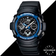[WatchClubOnline] AW-591-2A Casio G-Shock Neobrite Classic Azure Men Casual Sports Watches AW591 AW-591