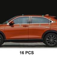 โครเมี่ยมสำหรับแต่งประตูรถเสาหน้าต่างกลางเสากระจกสแตนเลส2023 2024 2025 Hrv