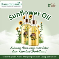 HANUMGANICS HERBAL SUNFLOWER CARRIER OIL Minyak Bunga matahari Face oil cosmetic grade pure nature