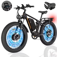 2025 Basikal Elektrik Berkuasa Dwi Motor Nexusrider 2000w Baharu 48v 22.4ah 35mph 26 Inci Fatbike Ba