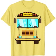 Children's T-Shirt School Bus Costume Funny Yellow School Bus Driver T-Shirt Fashion Tops for Boys G