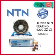 6200 ZZ NTN Bearing 6200-ZZ C3 (10 X 30 X 9mm) - 100% ORIGINAL